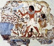 unknow artist, Fowling in the Marshes,from the Tomb of Nebamun